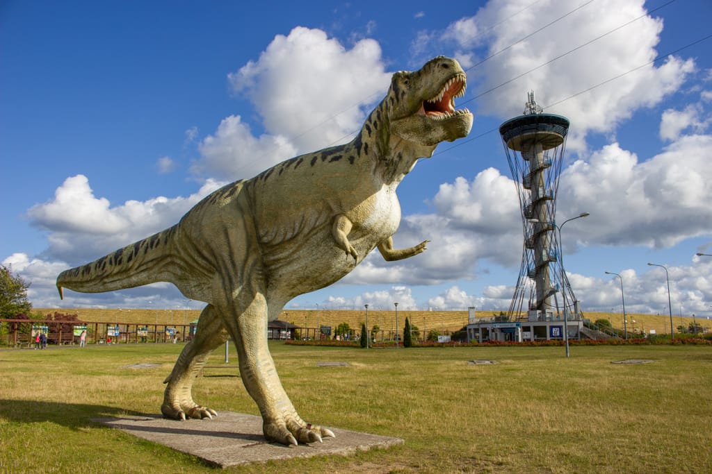 Wieża widokowa Gniewino - dinozaury