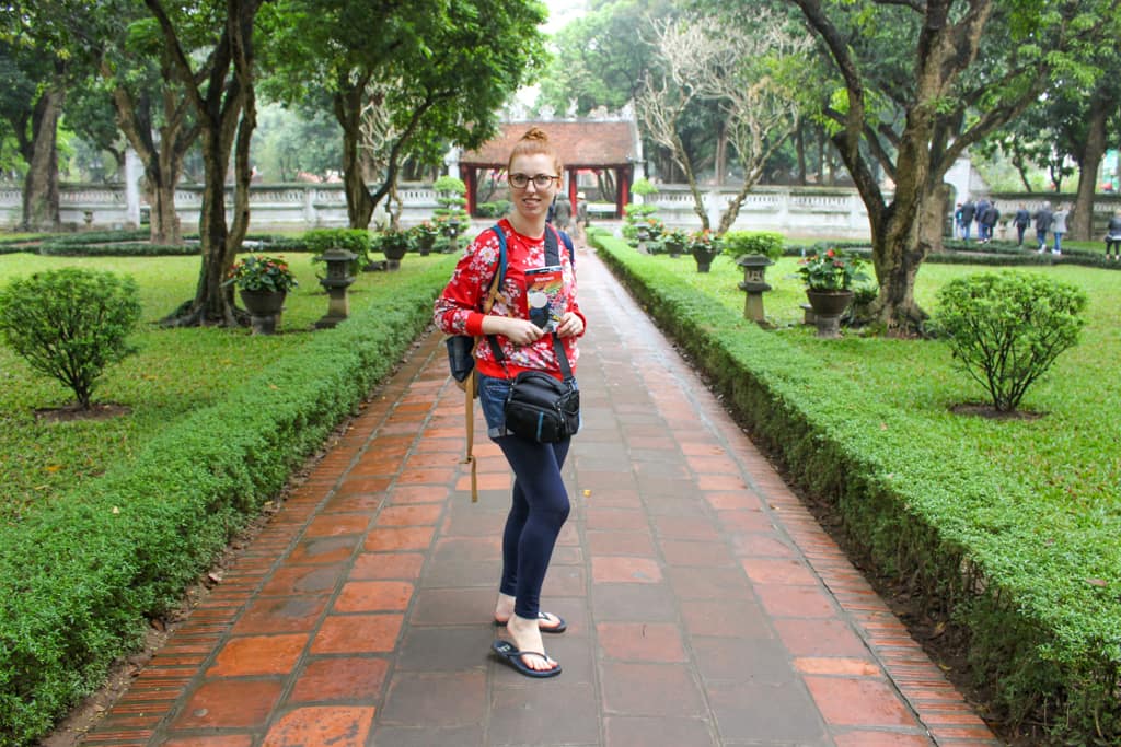 Ogrody w Świątyni Literatury, Hanoi, marzec 2019 r.
