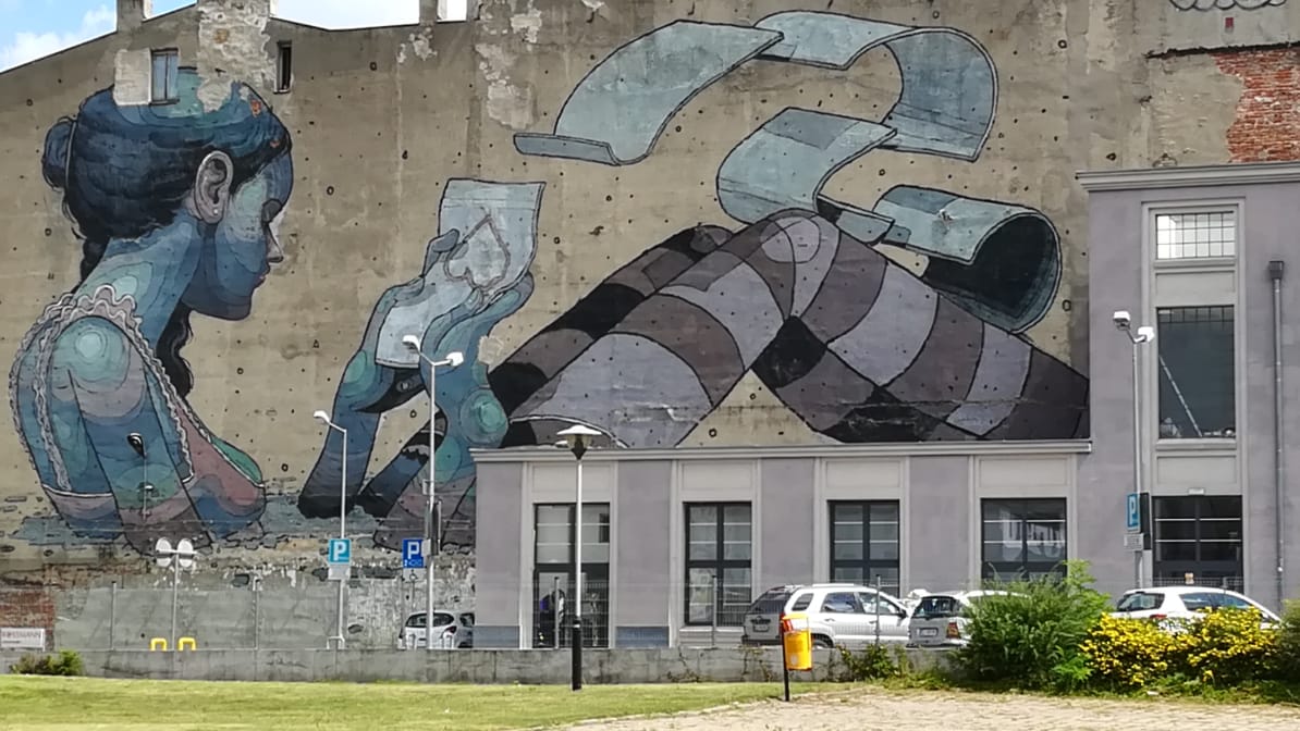 Łódzka sztuka uliczna - murale