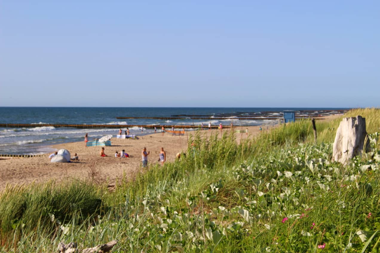 Plaża w Darłówku - propozycja na weekend.