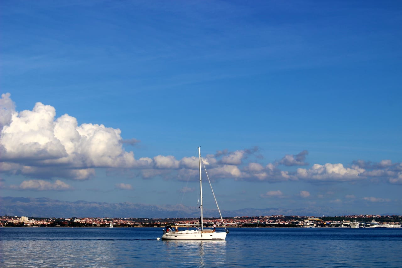 Zadar Chorwacja Zatoka i port