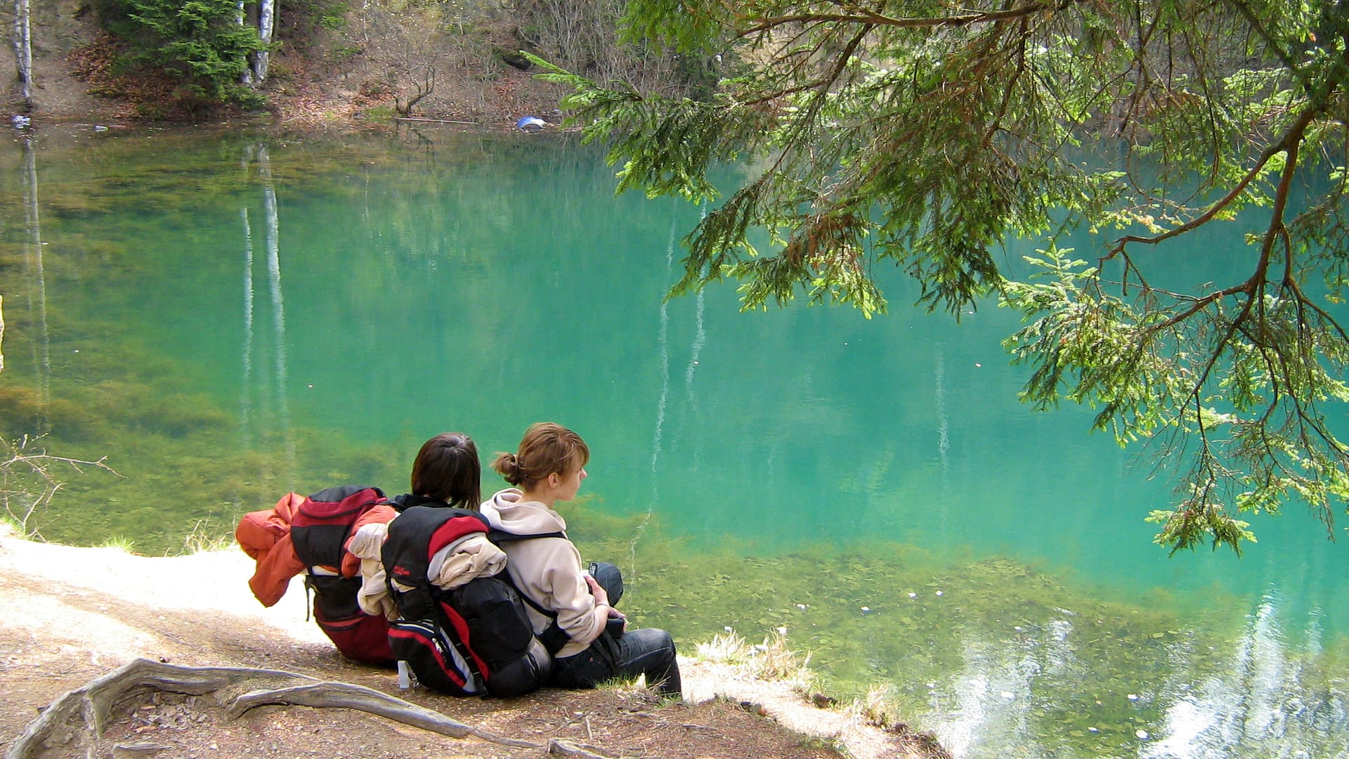 Kolorowe Jeziorka - Kolorowe Jeziorka - Jezioro Lazurowe (niebieskie).