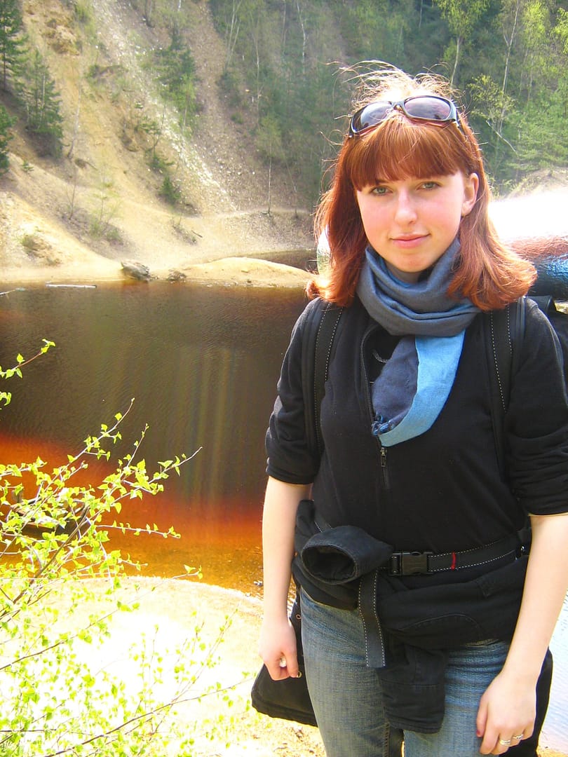 Kolorowe Jeziorka - Jeziorko Purpurowe 2008 rok - studencka wyprawa górska.