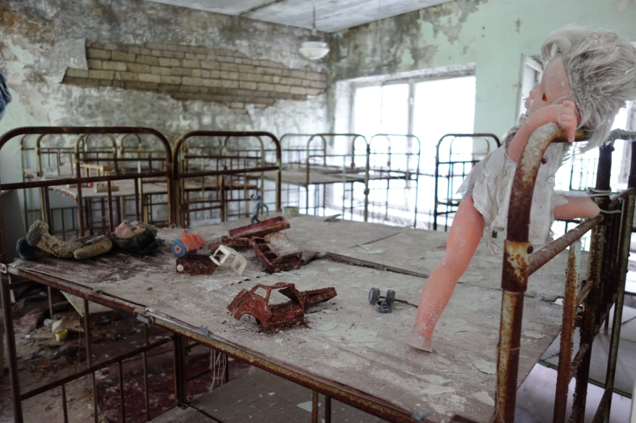 Czarnobyl wycieczka: Przedszkole, Prypeć.